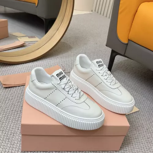 Replica MIU MIU Casual Shoes For Women #1320566 $102.00 USD for Wholesale