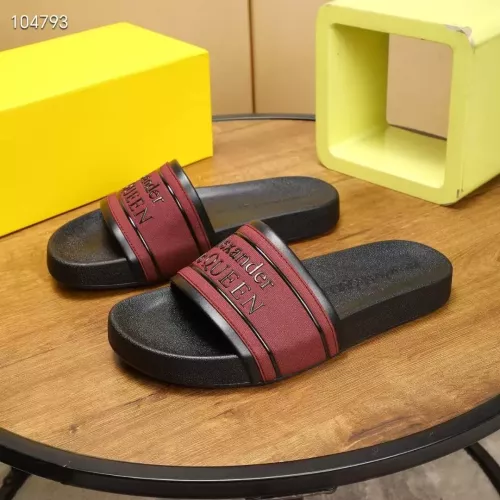 Wholesale Alexander McQueen Slippers For Men #1320650 $68.00 USD, Wholesale Quality Replica Alexander McQueen Slippers