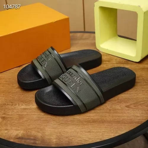 Wholesale Alexander McQueen Slippers For Men #1320651 $68.00 USD, Wholesale Quality Replica Alexander McQueen Slippers
