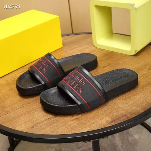 Wholesale Alexander McQueen Slippers For Men #1320652 $68.00 USD, Wholesale Quality Replica Alexander McQueen Slippers