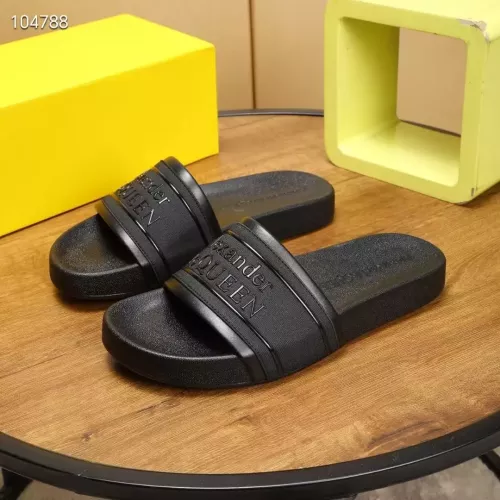 Wholesale Alexander McQueen Slippers For Men #1320653 $68.00 USD, Wholesale Quality Replica Alexander McQueen Slippers
