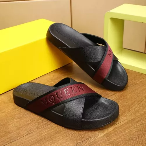 Wholesale Alexander McQueen Slippers For Men #1320660 $68.00 USD, Wholesale Quality Replica Alexander McQueen Slippers