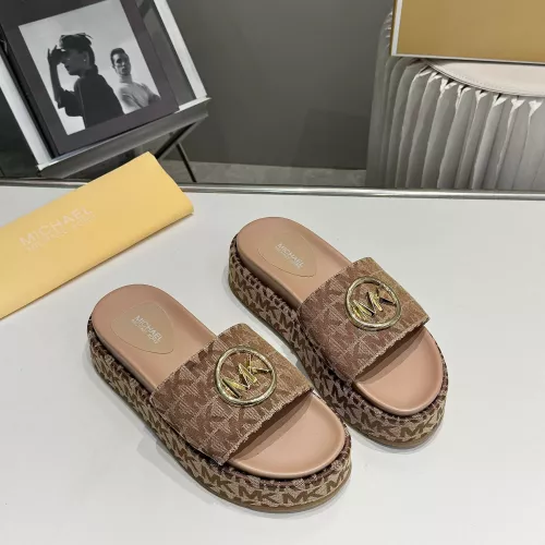Wholesale Michael Kors Slippers For Women #1320687 $85.00 USD, Wholesale Quality Replica Michael Kors Slippers