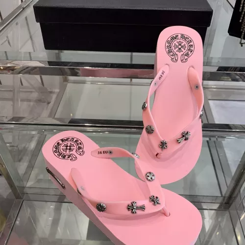 Replica Chrome Hearts Slippers For Women #1320689 $64.00 USD for Wholesale