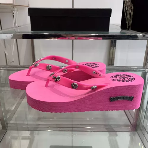 Wholesale Chrome Hearts Slippers For Women #1320690 $64.00 USD, Wholesale Quality Replica Chrome Hearts Slippers