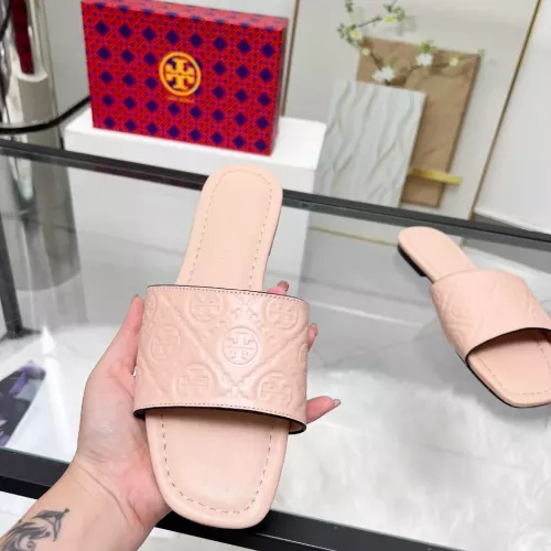 Replica Tory Burch TB Slippers For Women #1320733 $82.00 USD for Wholesale