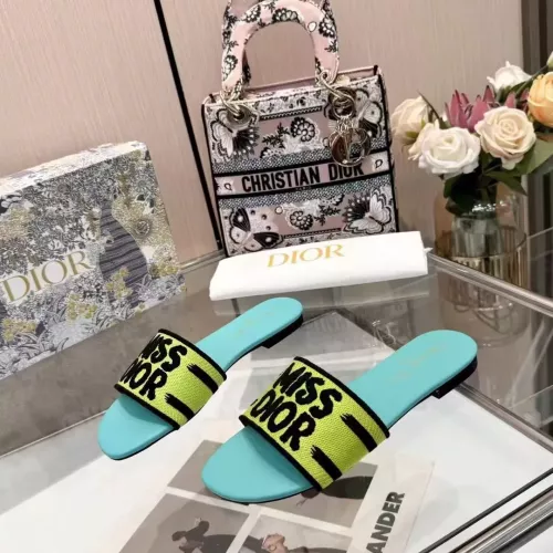 Wholesale Christian Dior Slippers For Women #1320757 $68.00 USD, Wholesale Quality Replica Christian Dior Slippers