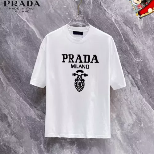 Wholesale Prada T-Shirts Short Sleeved For Unisex #1320915 $25.00 USD, Wholesale Quality Replica Prada T-Shirts