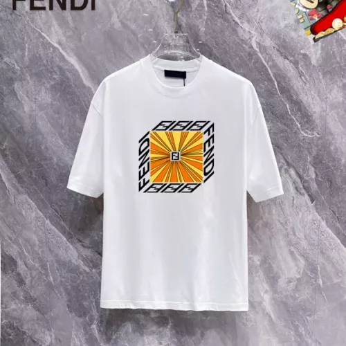 Wholesale Fendi T-Shirts Short Sleeved For Unisex #1320960 $25.00 USD, Wholesale Quality Replica Fendi T-Shirts