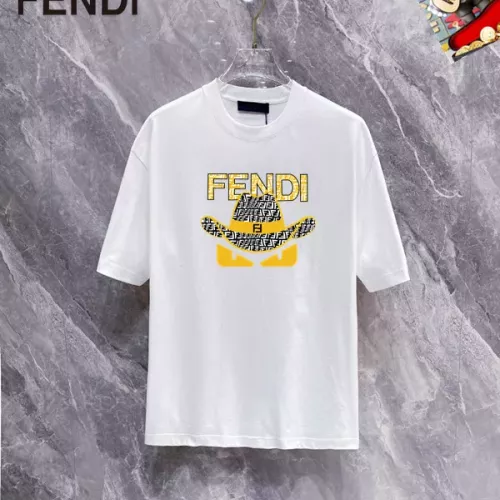 Wholesale Fendi T-Shirts Short Sleeved For Unisex #1320968 $25.00 USD, Wholesale Quality Replica Fendi T-Shirts