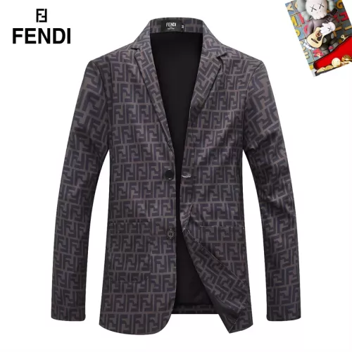 Wholesale Fendi Jackets Long Sleeved For Men #1321049 $68.00 USD, Wholesale Quality Replica Fendi Jackets