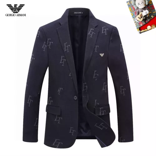 Wholesale Armani Jackets Long Sleeved For Men #1321054 $68.00 USD, Wholesale Quality Replica Armani Jackets