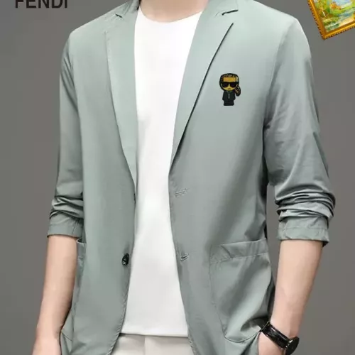 Wholesale Fendi Jackets Long Sleeved For Men #1321068 $52.00 USD, Wholesale Quality Replica Fendi Jackets