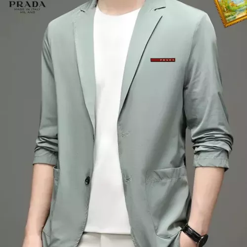 Wholesale Prada Jackets Long Sleeved For Men #1321076 $52.00 USD, Wholesale Quality Replica Prada Jackets