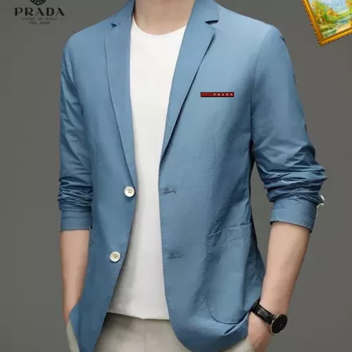 Wholesale Prada Jackets Long Sleeved For Men #1321077 $52.00 USD, Wholesale Quality Replica Prada Jackets