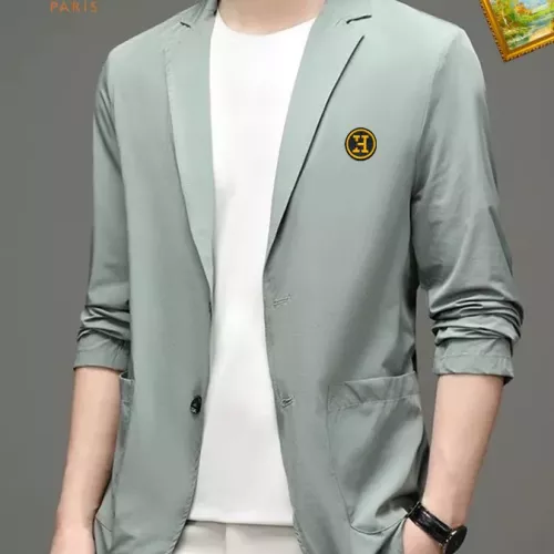 Wholesale Hermes Jackets Long Sleeved For Men #1321088 $52.00 USD, Wholesale Quality Replica Hermes Jackets