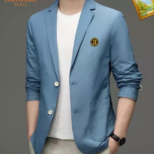 Wholesale Hermes Jackets Long Sleeved For Men #1321089 $52.00 USD, Wholesale Quality Replica Hermes Jackets