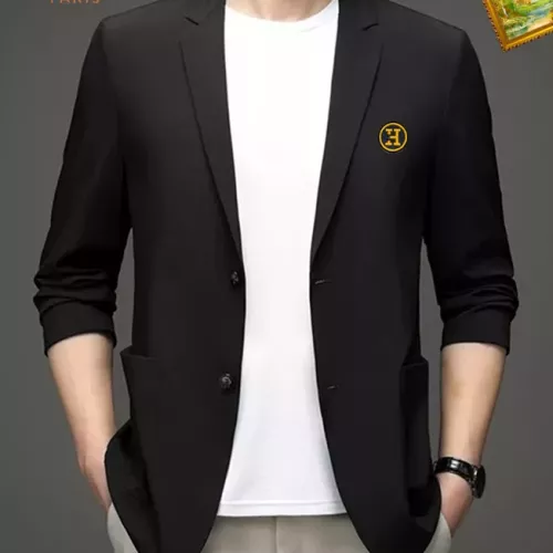Wholesale Hermes Jackets Long Sleeved For Men #1321090 $52.00 USD, Wholesale Quality Replica Hermes Jackets