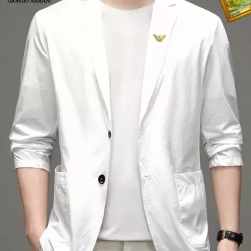 Wholesale Armani Jackets Long Sleeved For Men #1321091 $52.00 USD, Wholesale Quality Replica Armani Jackets