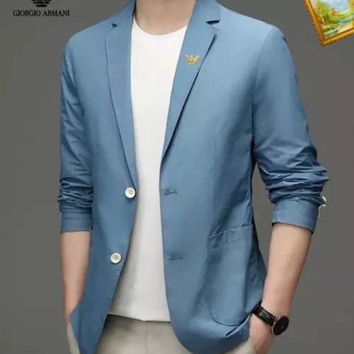 Wholesale Armani Jackets Long Sleeved For Men #1321093 $52.00 USD, Wholesale Quality Replica Armani Jackets