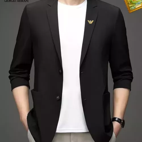 Wholesale Armani Jackets Long Sleeved For Men #1321094 $52.00 USD, Wholesale Quality Replica Armani Jackets