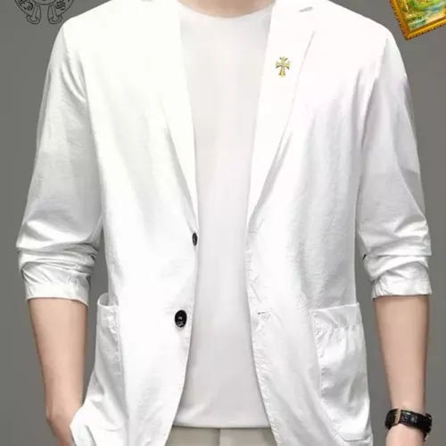 Wholesale Chrome Hearts Jackets Long Sleeved For Men #1321095 $52.00 USD, Wholesale Quality Replica Chrome Hearts Jackets