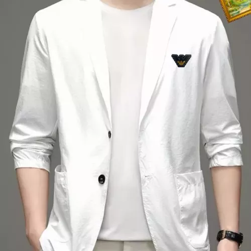 Wholesale Armani Jackets Long Sleeved For Men #1321105 $52.00 USD, Wholesale Quality Replica Armani Jackets
