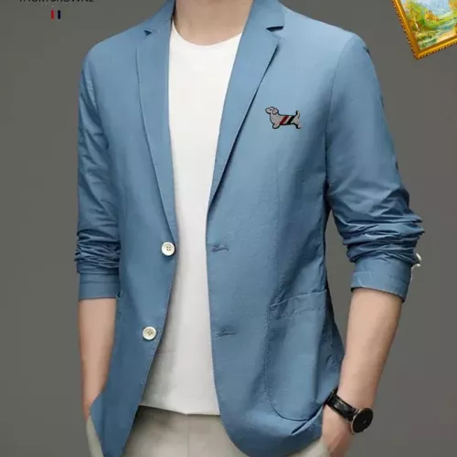 Wholesale Thom Browne Jackets Long Sleeved For Men #1321115 $52.00 USD, Wholesale Quality Replica Thom Browne Jackets