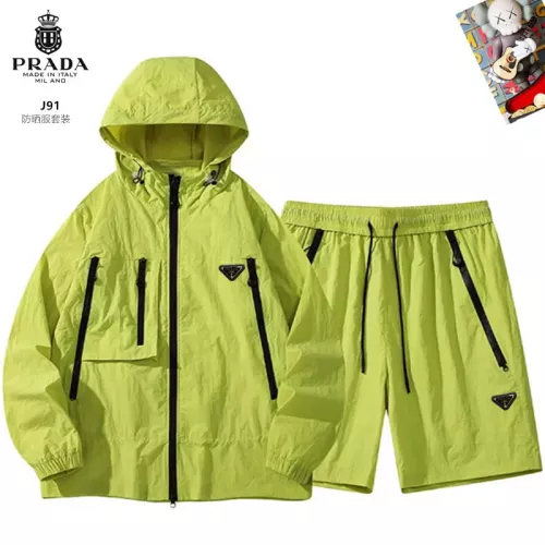 Wholesale Prada Tracksuits Long Sleeved For Men #1321164 $60.00 USD, Wholesale Quality Replica Prada Tracksuits