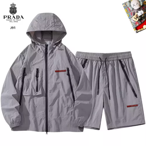 Wholesale Prada Tracksuits Long Sleeved For Men #1321183 $60.00 USD, Wholesale Quality Replica Prada Tracksuits