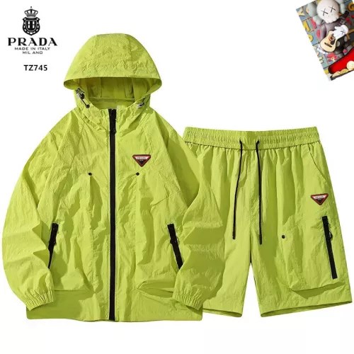 Wholesale Prada Tracksuits Long Sleeved For Men #1321214 $60.00 USD, Wholesale Quality Replica Prada Tracksuits