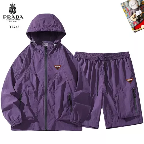 Wholesale Prada Tracksuits Long Sleeved For Men #1321215 $60.00 USD, Wholesale Quality Replica Prada Tracksuits