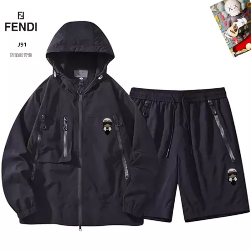 Wholesale Fendi Tracksuits Long Sleeved For Men #1321243 $60.00 USD, Wholesale Quality Replica Fendi Tracksuits