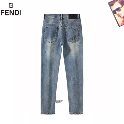 Replica Fendi Jeans For Men #1321274 $42.00 USD for Wholesale