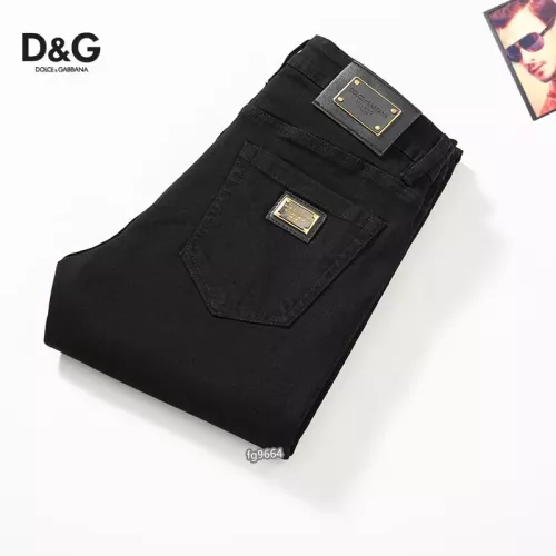 Wholesale Dolce &amp; Gabbana D&amp;G Jeans For Men #1321284 $42.00 USD, Wholesale Quality Replica Dolce &amp; Gabbana D&amp;G Jeans