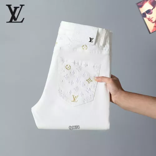 Wholesale Louis Vuitton LV Jeans For Men #1321299 $42.00 USD, Wholesale Quality Replica Louis Vuitton LV Jeans
