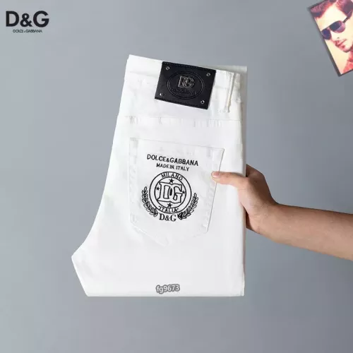 Wholesale Dolce &amp; Gabbana D&amp;G Jeans For Men #1321300 $42.00 USD, Wholesale Quality Replica Dolce &amp; Gabbana D&amp;G Jeans