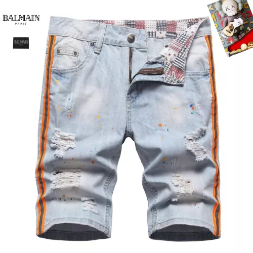 Wholesale Balmain Jeans For Men #1321329 $42.00 USD, Wholesale Quality Replica Balmain Jeans