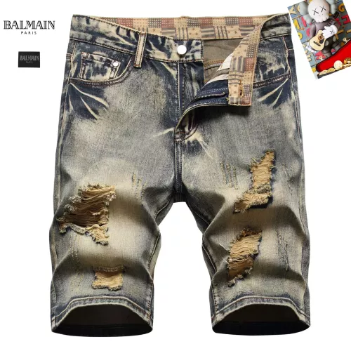 Wholesale Balmain Jeans For Men #1321330 $42.00 USD, Wholesale Quality Replica Balmain Jeans