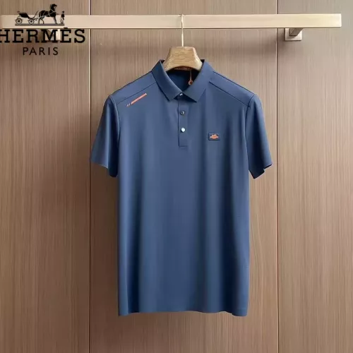Wholesale Hermes T-Shirts Short Sleeved For Men #1321358 $48.00 USD, Wholesale Quality Replica Hermes T-Shirts