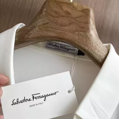 Replica Salvatore Ferragamo Shirts Short Sleeved For Men #1321379 $52.00 USD for Wholesale