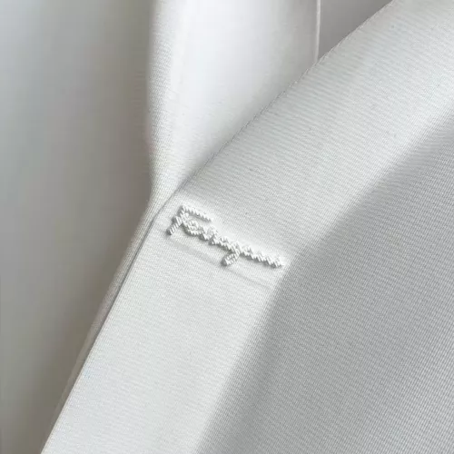 Replica Salvatore Ferragamo Shirts Short Sleeved For Men #1321379 $52.00 USD for Wholesale