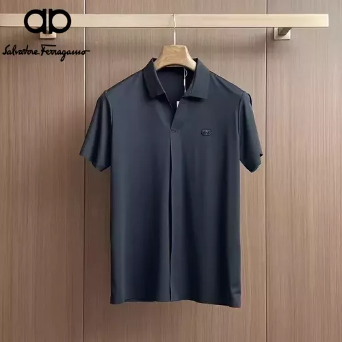 Wholesale Salvatore Ferragamo Shirts Short Sleeved For Men #1321384 $52.00 USD, Wholesale Quality Replica Salvatore Ferragamo Shirts