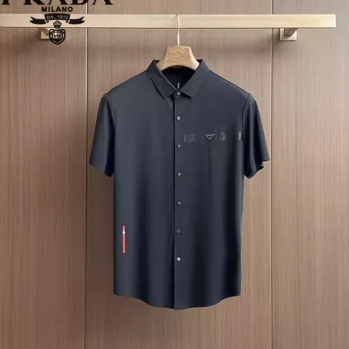Wholesale Prada Shirts Short Sleeved For Men #1321388 $52.00 USD, Wholesale Quality Replica Prada Shirts