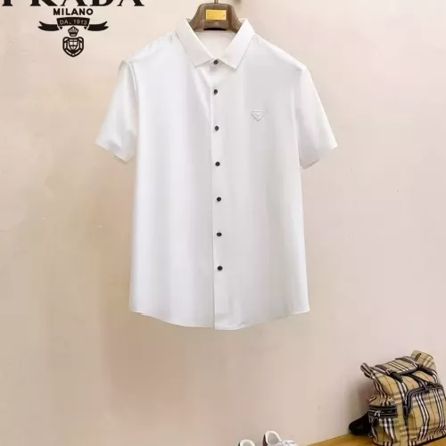 Wholesale Prada Shirts Short Sleeved For Men #1321400 $52.00 USD, Wholesale Quality Replica Prada Shirts