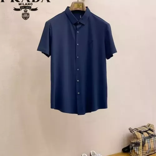 Wholesale Prada Shirts Short Sleeved For Men #1321402 $52.00 USD, Wholesale Quality Replica Prada Shirts