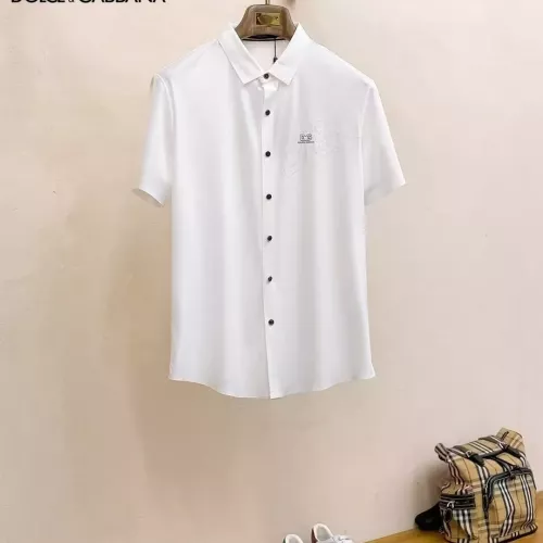Wholesale Dolce &amp; Gabbana D&amp;G Shirts Short Sleeved For Men #1321406 $52.00 USD, Wholesale Quality Replica Dolce &amp; Gabbana D&amp;G Shirts