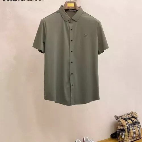 Wholesale Dolce &amp; Gabbana D&amp;G Shirts Short Sleeved For Men #1321408 $52.00 USD, Wholesale Quality Replica Dolce &amp; Gabbana D&amp;G Shirts