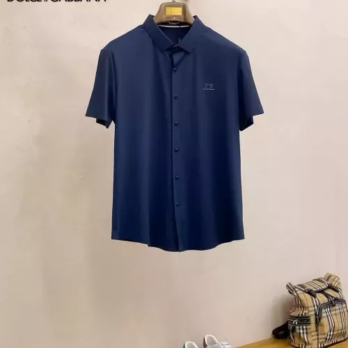 Wholesale Dolce &amp; Gabbana D&amp;G Shirts Short Sleeved For Men #1321409 $52.00 USD, Wholesale Quality Replica Dolce &amp; Gabbana D&amp;G Shirts