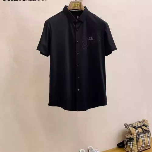 Wholesale Dolce &amp; Gabbana D&amp;G Shirts Short Sleeved For Men #1321410 $52.00 USD, Wholesale Quality Replica Dolce &amp; Gabbana D&amp;G Shirts